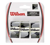 Wilson Unisex Camo Overgrip Tennis Racket Grip, Black, One Size UK