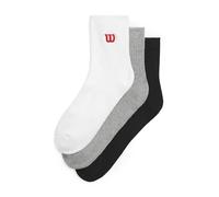 Wilson Unisex Quarter Top Sock 3 Pack Socks