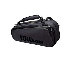 Wilson Unisex Super Tour 9 Pk Pro Staff Black bag, Black, No Size UK