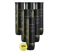 Wilson US Open Extra Duty Official Tennis Balls - 6 Sealed Tubes of 4 Balls