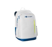 WILSON US Open Team Tennis Backpack - Holds up to 2 Rackets, White/Blue
