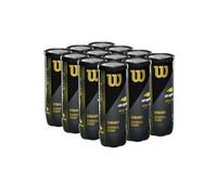 Wilson US Open Tennis Balls - Extra Duty, 12 can case (36 Balls)