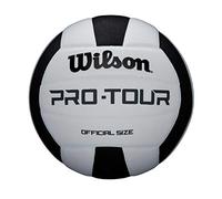 Wilson Volleyball, Indoor, Synthetic Leather, Official Size, Pro Tour, Black/White, Wth20119xb