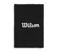 Wilson Wide Terry Wristband, Made from High-Stretch Fabric, With Moisture Control, Comfort Without Distraction, Colour: Black, Size: One Size