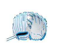 Wilson Winter 2025 A2000 H12SS 12" Fastpitch Softball Glove, Right Hand Throw, Sky Blue/White