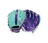 WILSON Winter 2025 A2K Baseball Gloves, Unisex Adult Glove, Seafoam/Purple/Pink, Infield-12