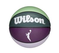 Wilson WNBA Heir Wow Basketball, Purple/Turquoise, Size 6