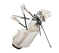 Wilson Women's Aurora Complete Golf Set with Stand Bag- Right Hand, Standard, White/Pink