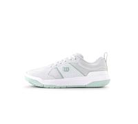 Wilson Women's Pickle PRO W Pickleball Shoe, White/White/Surf Spray, 5 UK