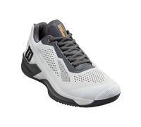 WILSON Women's Rush Pro 4.0 Shift Sneaker, Ballad Blue/Ebony/Orange Tiger, 8.5 UK