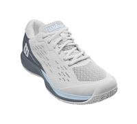 Wilson Womens Rush Pro Ace Pickler, White/Grey/Baby Blue, 3.5 UK