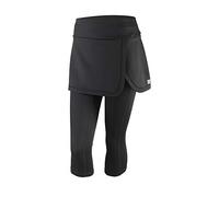Wilson Women's Skirt with Leggings, CAPRI SKORT IV, Polyester/Spandex, Black, Size XS, WRA791901XS