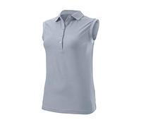 Wilson Women's Sleeveless Polo T shirt, Grey, XL UK