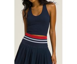 Wilson Womens Tennis Everyday Brami Cropped Vest, Navy, Size M, Women Navy