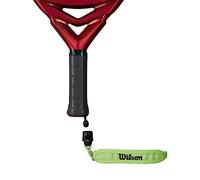 Wilson Wrist Strap for Padel Racket, Comfort Cuff Zipcord, Replaceable, Green