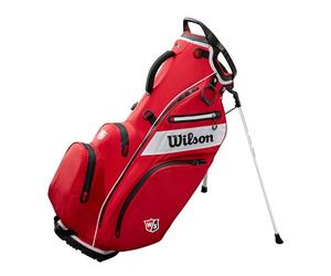 Wilson WS EXO DRY STAND BAG Staff Red/blck/whit