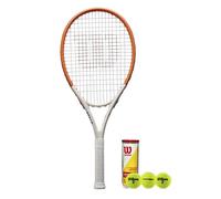 Wilson x Roland Garros Elite Tennis Racket & 3 Tennis Balls