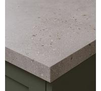 Wilsonart Modern Terrazzo Dune Square Edge Laminate Kitchen Worktop - 3000 X 620mm X 38mm