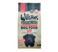 Wilsons Beef Cold Pressed Working Dog Food High Protein Natural Energy Diet - 15Kg Bag