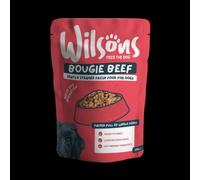 Wilsons Beef Fresh Dog Food Premium Natural Protein Balanced Nutrition - 8X 380G Pouches