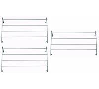 Wilsons Direct 4 Bar Radiator Metal Airer Radiator Towel Holder Clothes Dryer Drying Rack Rail (3 x 4 Bar Airer)