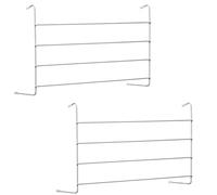 WILSONS DIRECT - 4-Bar White Radiator Clothes Airer - Lightweight Metal Towel Holder Indoor/Outdoor Use - Premium Quality Laundry Airer for Balcony - Washing Drying Rack - 14.5D x 55W x 34.5H cm (2)