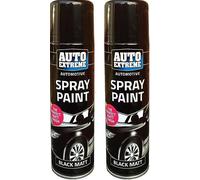 Wilsons Direct Auto Extreme Black Matt Spray Paint Perfect Matt Finish Car Wheel Van 250ml New (2)