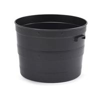 WILSONS DIRECT - Blacksmith Barrel Plant Pot Tub - Gardening Flower Planter Pots - Indoor Outdoor Pots With Handles - Multi Purpose Strong Durable Heavy Duty Home Decoration Pot (2 x 35CM POTS)