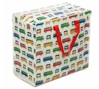 WILSONS DIRECT - Extra Large Strong and Durable Jumbo Size Laundry Bags Ideal for Laundry, Moving House, Shopping, Storage Reusable Store Zip Bag (Volkswagen Bus Laundry Bag)