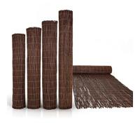 WILSONS DIRECT - Natural Willow Fencing Screening Rolls, Wooden Garden Privacy Fence Panels Wind & Sun Protection - Decorative Ultimate Screen Mat for Backyard, Patio & Outdoor Use (2 x 4M)
