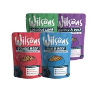 Wilsons Red Meat Fresh Dog Food Complete Natural Nutrition For Adult Dogs - 8X 380G Pouches