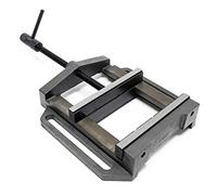 WilTec 200mm Uniaxial Bench Vice, Grey, Cast Iron