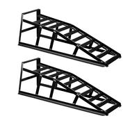 Wiltec 2x Access Ramp up to 2 t per Pair, 830 x 262 x 270 mm, Loading Ramp for Vehicles, Steel