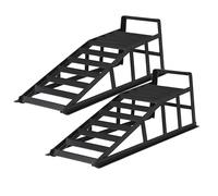 Wiltec 2x Loading Ramp Loading Rail for Vehicles up to 2 Tons per pair Ramps Made of Steel