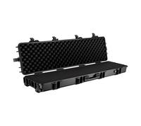 Wiltec 54" x 15" x 6.9" Long Gun Case with Foam Padding and Wheels for Safe Transport, Long Weapon Case with High Load Capacity and Carry Handle
