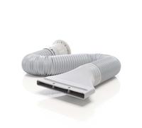 WilTec Air Conditioner Hose, 116 mm Diameter, 0.7-1.7 m Extension, White, Rubber Plastic, HARDWARE_TUBING, 1 count