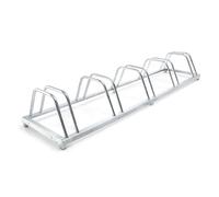 WilTec Bicycle floor parking rack storage for 5 bicycles 158x39.5x22.5cm (62.2x15.6x8.9) galvanised finish