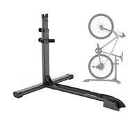 WilTec Bike Floor Stand for 1 Bicycle 25 kg Freestanding Vertical Rack, Storage Solution for Homes, Garages and Indoor Spaces, Upright Cycle Stand