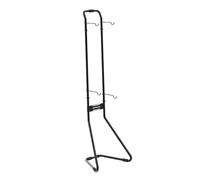 WilTec Bike Floor Stand Storage Solution for Homes, Garages and Indoor Spaces, Upright Cycle Stand