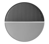 Wiltec Cast Iron Griddle 46.7 x 22.8 x 1.5 cm, Easy to Clean and Maintain Griddle Plate, Creates Appetising Char Lines, Large Surface for Grilling, Perfect for Grilling Meat, Fish and Vegetables