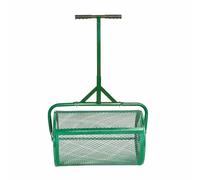 Wiltec Compost Lawn Spreader 75 l with 60 cm Working Width Top Dressing Spreader for Compost, Topsoil, Seeds and Manure Lawn Spreader Roller Grass Spreader