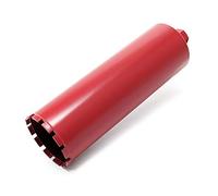 WilTec Diamond Core Drill Bit, 132 mm, Red, Stone, Masonry