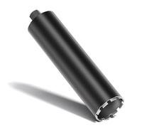 WilTec Diamond Drill Bit, Ø 127 mm, Type 2, 127 mm Diameter, 1¼ UNC Threads, Perfect for Wet Drilling, Concrete, Granite, Tiles