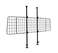 WilTec Dog Guard Barrier Freely Adjustable for the Car Model B Made of Iron