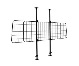WilTec Dog Guard Barrier Freely Adjustable for the Car Model B Made of Iron