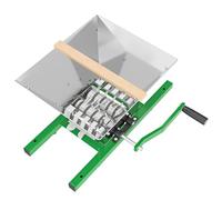 Wiltec Fruit Mill with 7 L Funnel and Hand Crank Fruit Shredder Easy to Clean for Juicer Fruit Press for Making Juice Spice or Must