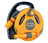 WilTec Hozelock Micro Click & Go Hose Reel with 10 m Hose, Easy Operation
