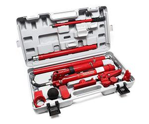 WilTec hydraulic body straightening set 10 t pressing force, car jack, ceiling support, machine jack in ase & accessories, press for car dent removal