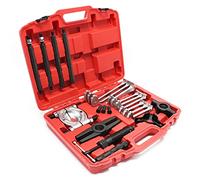 WilTec Hydraulic puller set in practical carrying case with 10t traction
