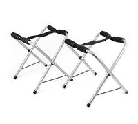 WilTec Kayak Storage Rack Foldable 370x330x410mm Aluminium Storage Bracket to Set Down Kayak, Canoe, Boat